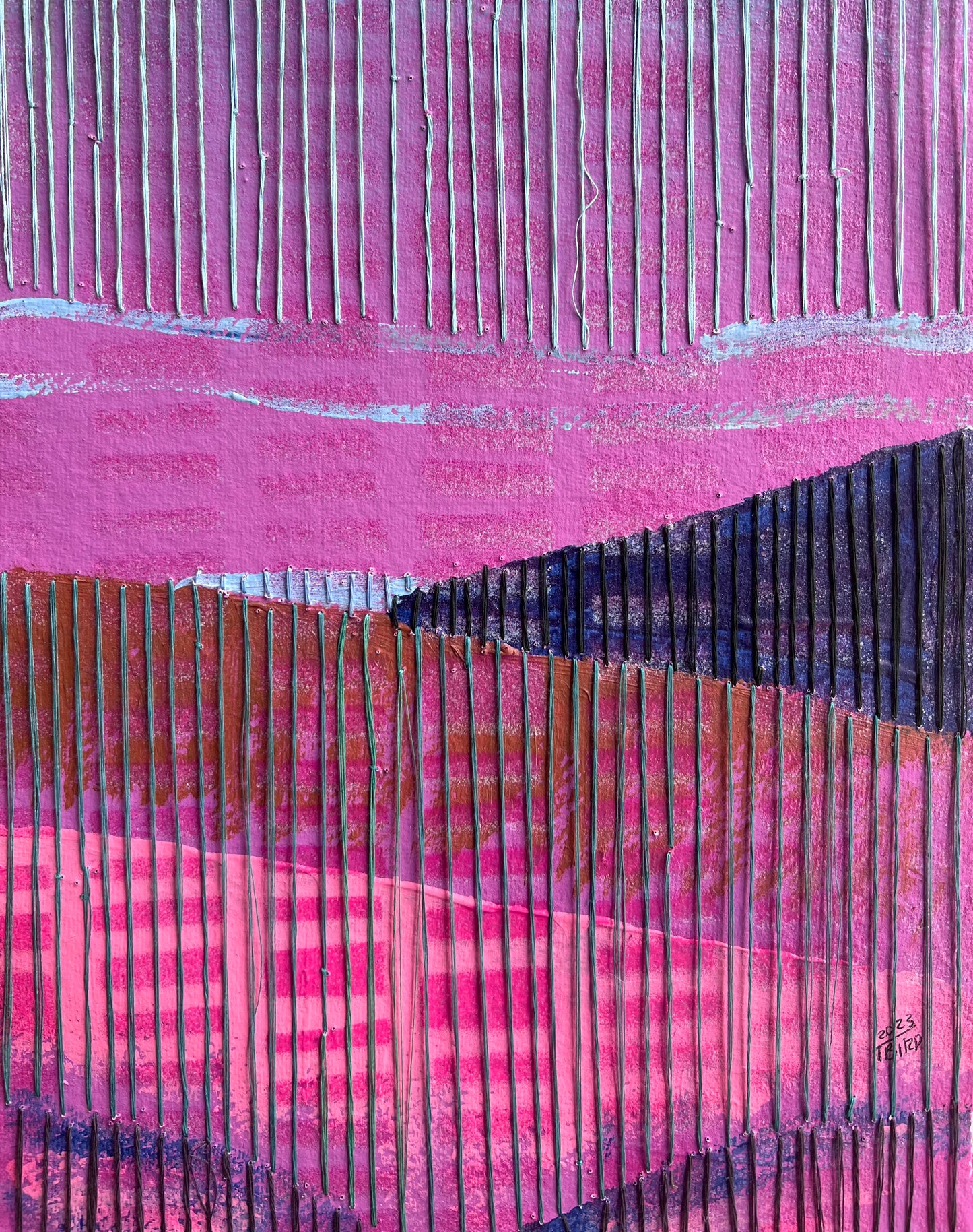 Urban Landscape: Mt Bogong Magenta A4